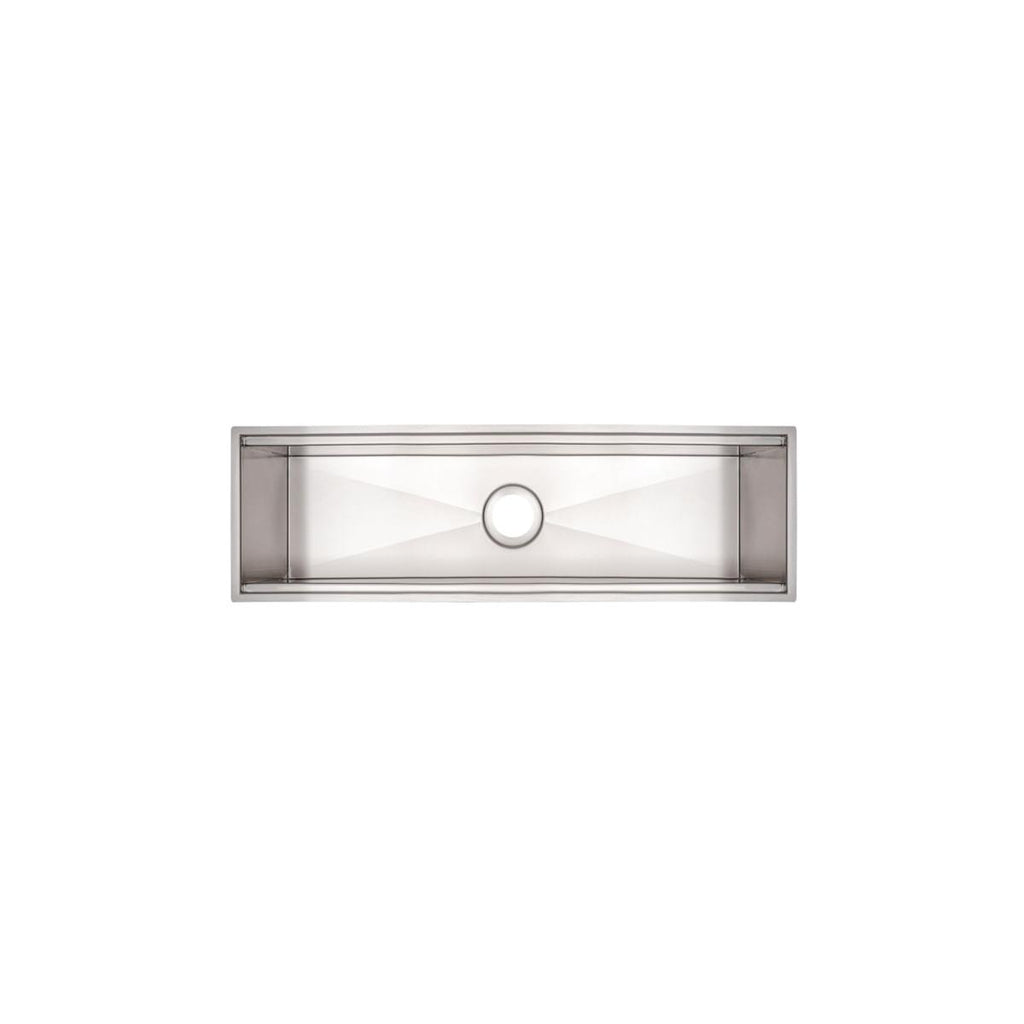 Canal Organizador em Aço Inox Tramontina para Sobrepor com Acabamento Scotch Brite 60x18 cm