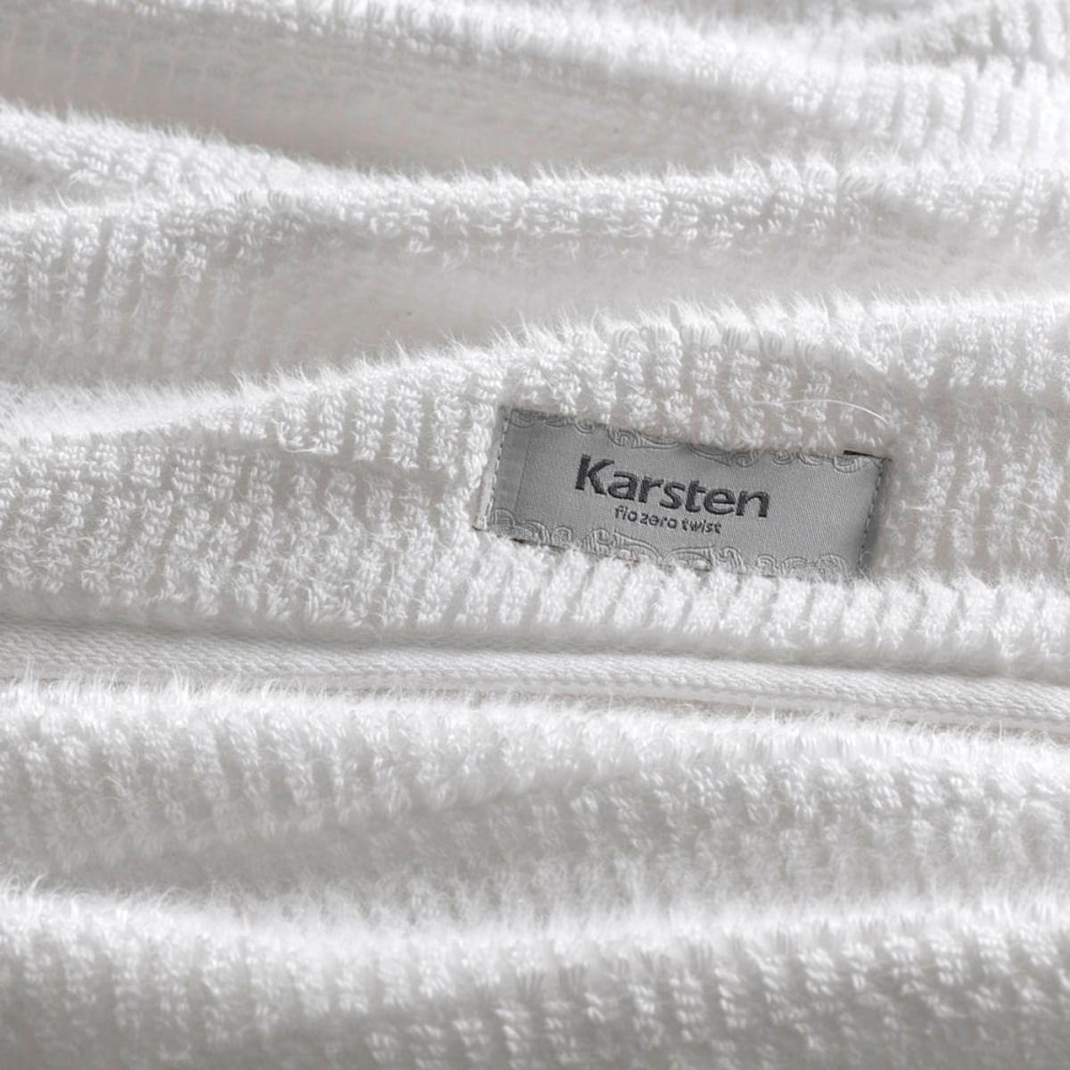 Toalha Banhão Karsten Fio Zero Twist Magnies Branco 86x150 cm