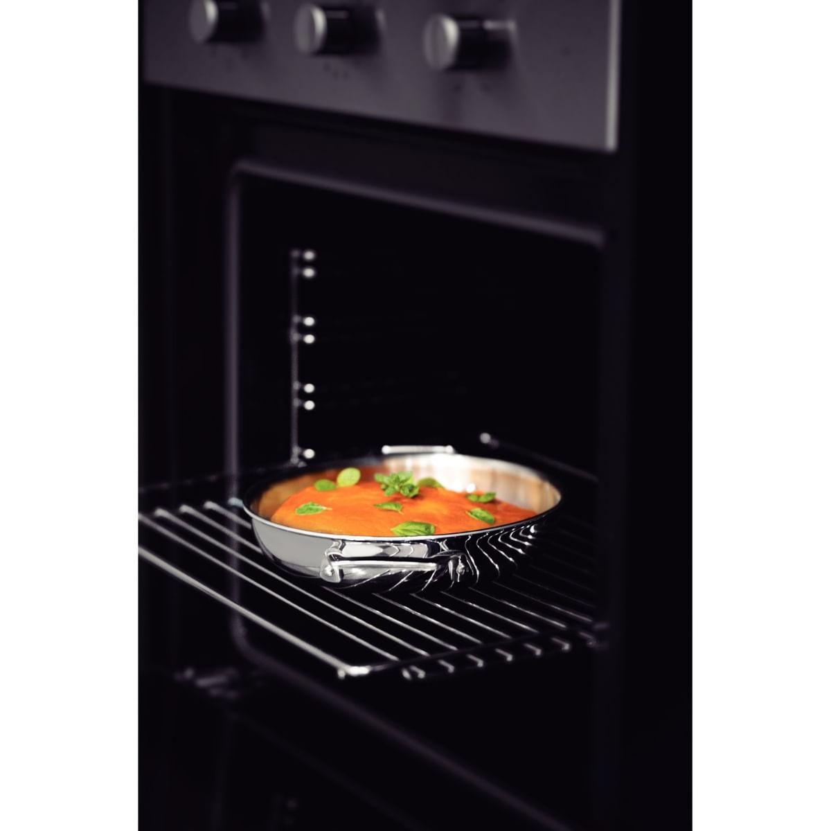 Frigideira Pergaminho Tramontina Aço Inox Corpo Triplo 26 cm