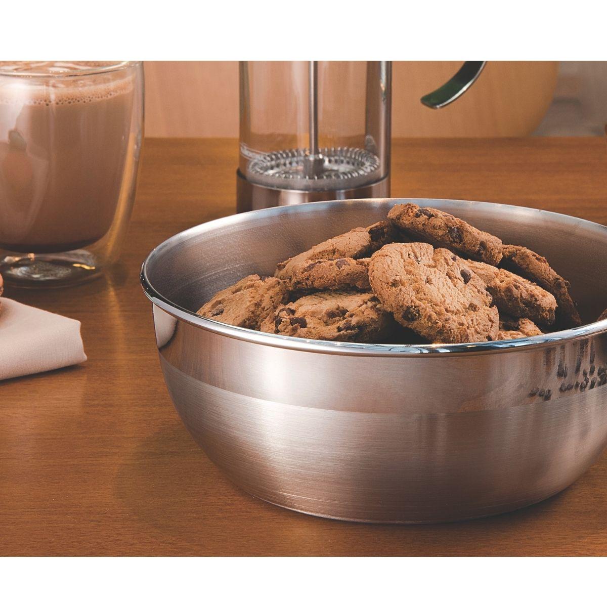 Pote Tramontina Freezinox Redondo Aço Inox 18 cm 1,6 L