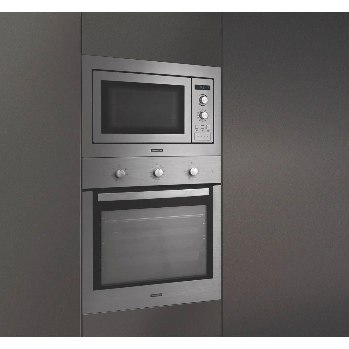 Micro-ondas de Embutir Tramontina 25 L em Aço Inox Tramontina 8 Funções 94880003