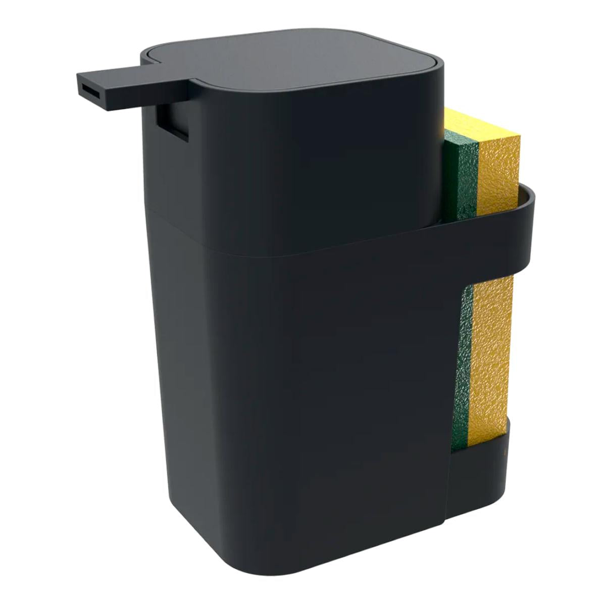 Dispenser de Pia 600ml em Polipropileno Preto Soprano