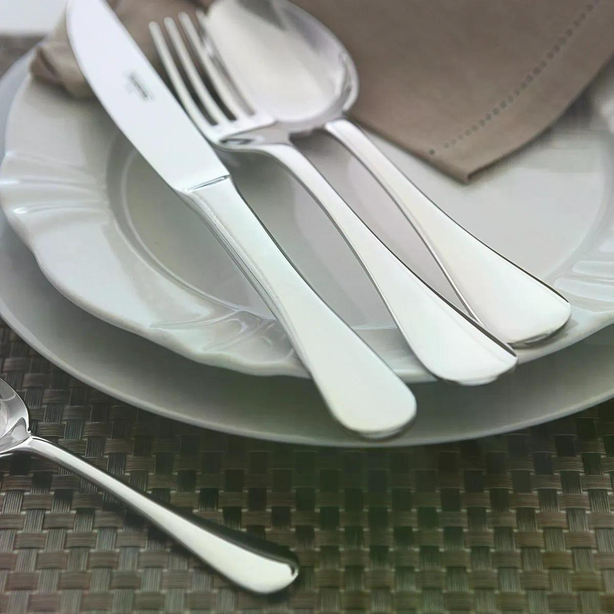 Faqueiro Tramontina Classic Aço Inox 76 Peças com Estojo de Madeira