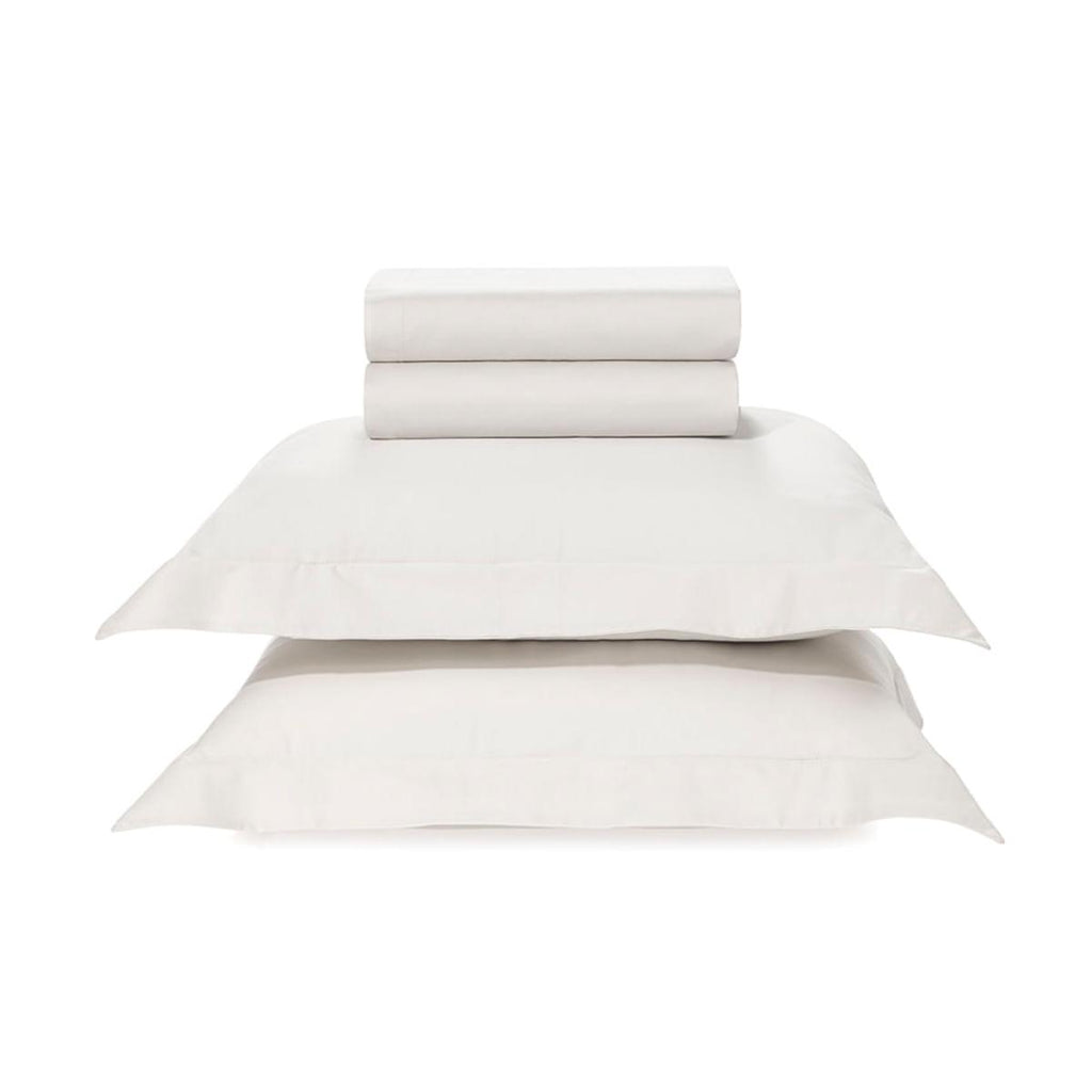 Jogo de Cama Queen 300 Fios Karsten 100% Algodão Bossa Branco