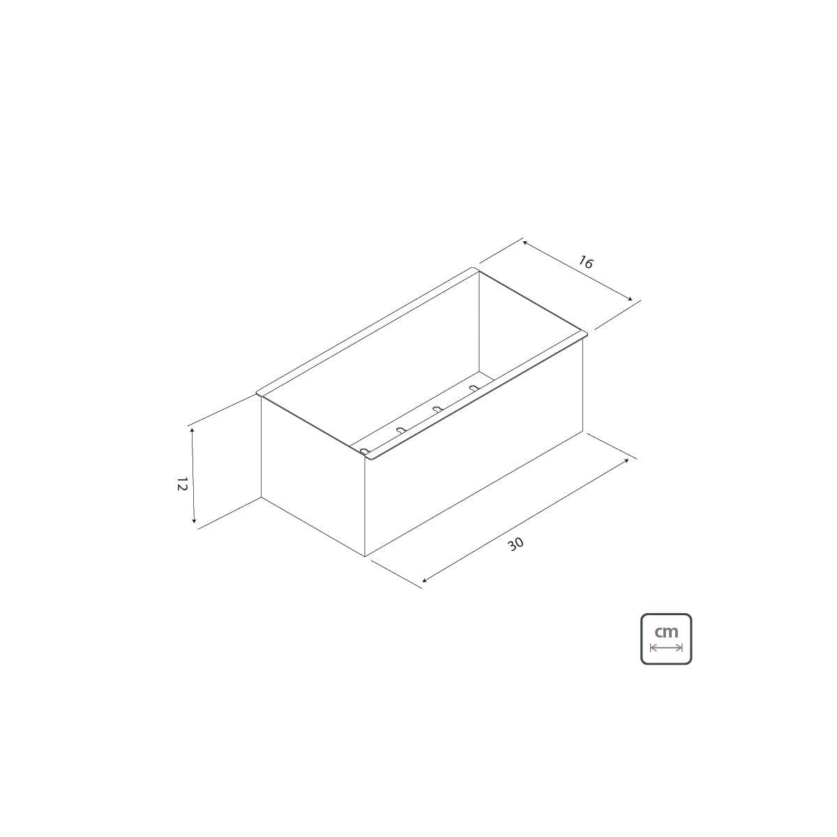 Escorredor Profundo Tramontina em Aço Inox Scotch Brite para Sobrepor no Canal Organizador 30x15 cm