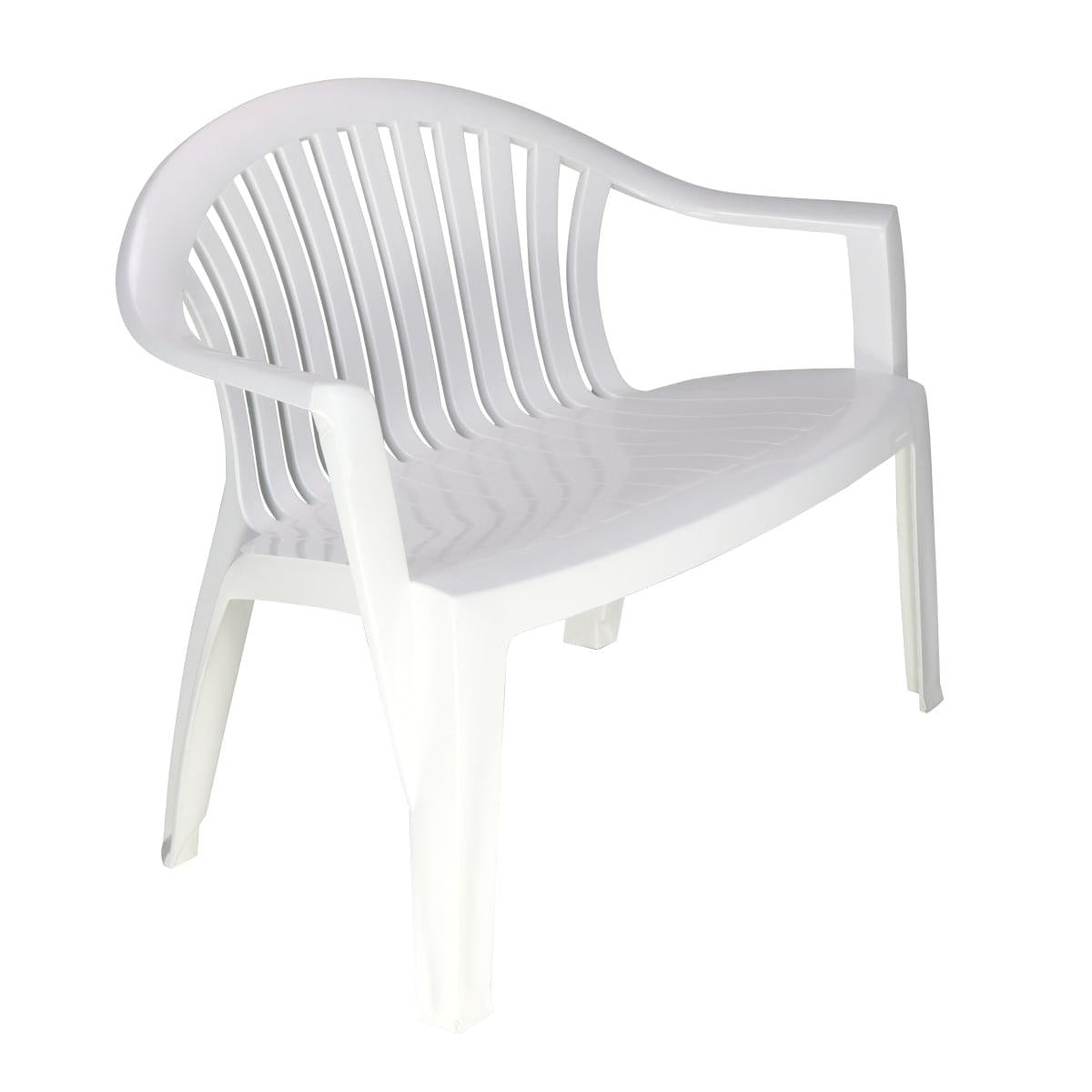 Banco Tramontina Leme 114 cm em Polipropileno Branco
