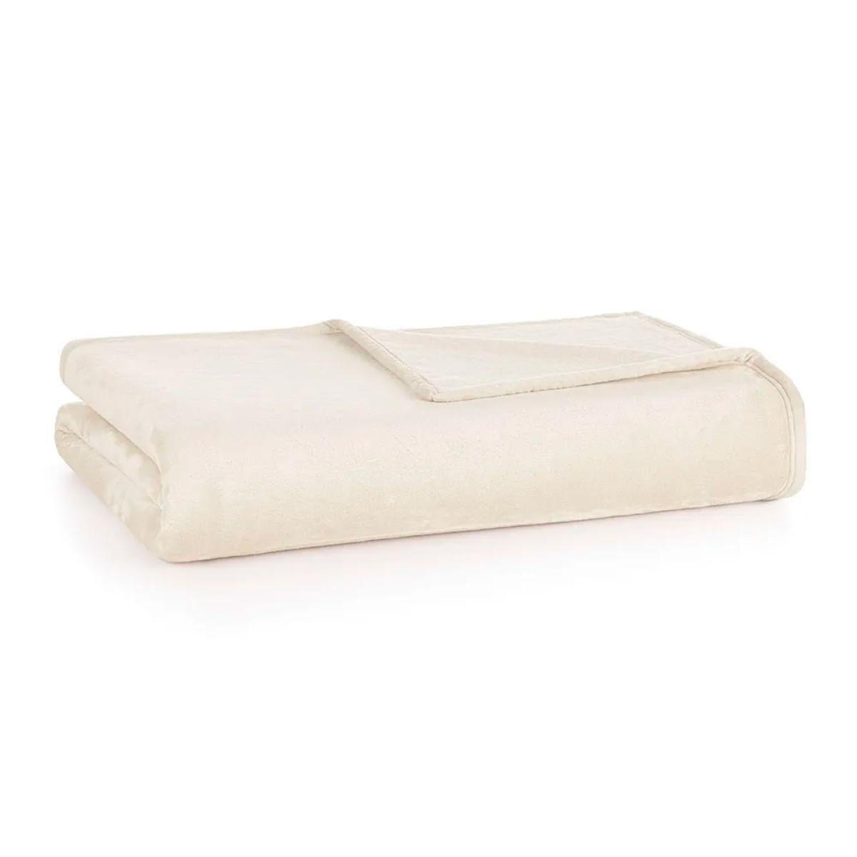 Cobertor King Peluciado Karsten Belmond Marfim 290x260 cm