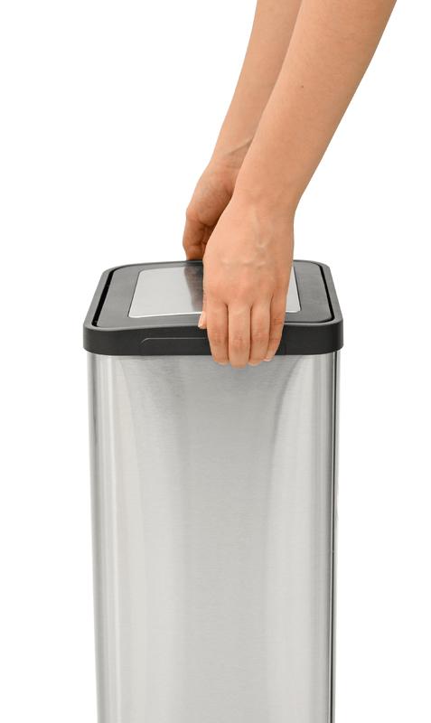 Lixeira Inox com Pedal 15 Litros Quadratta OUTLET Tramontina 94900473