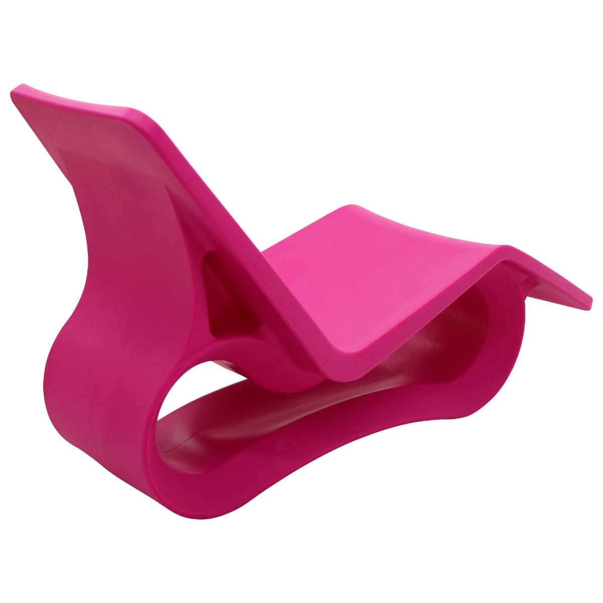 Espreguiçadeira Chaise Tramontina Octo em Polietileno Hot Pink