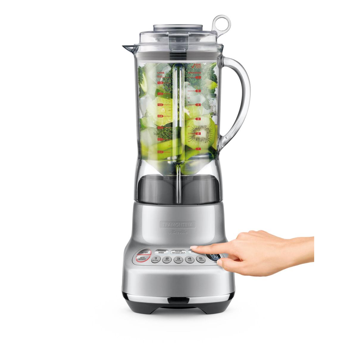 Liquidificador Tramontina by Breville Smart Gourmet com Copo Tritan 1100 W 1,5 L