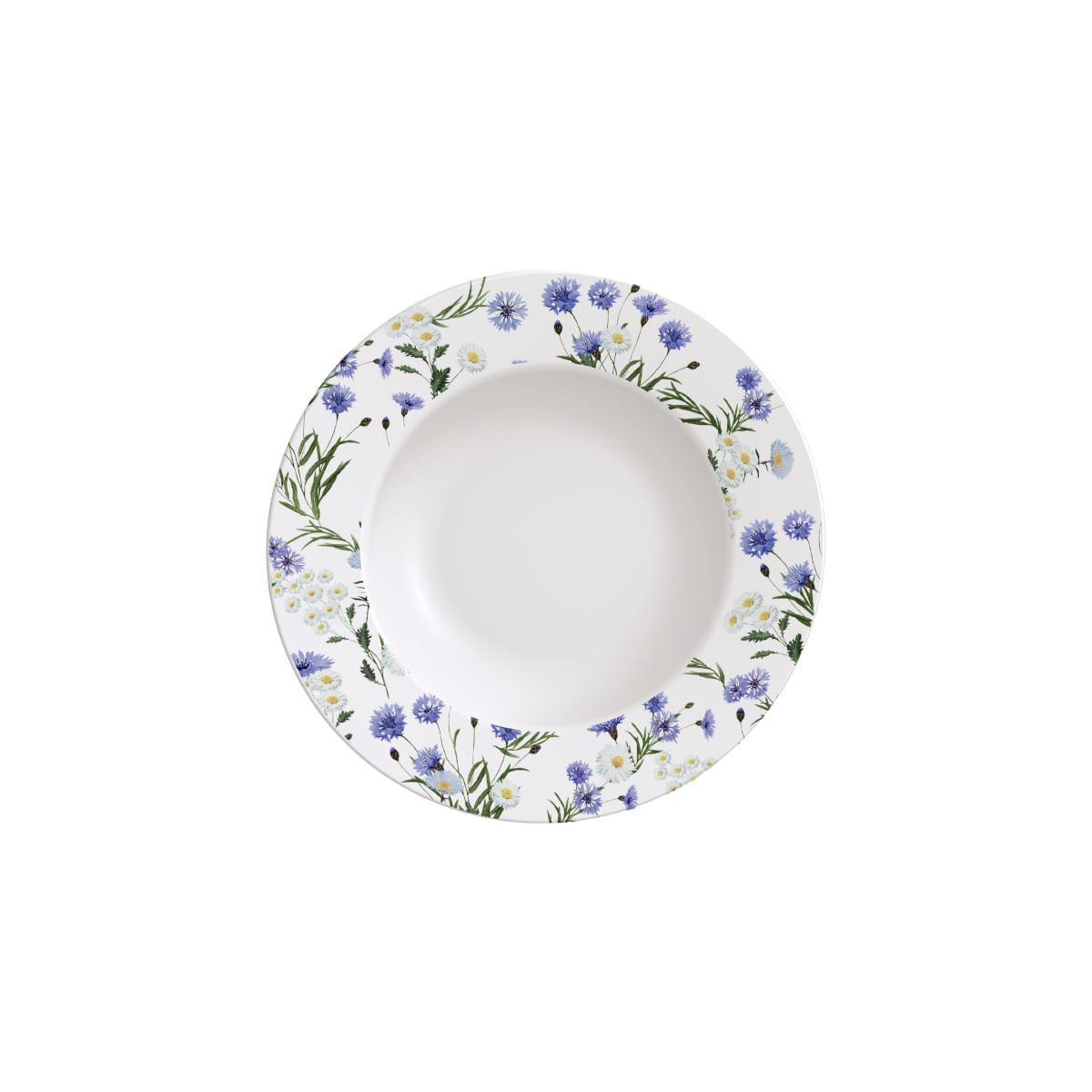 Aparelho de Jantar Tramontina Ana Alice em Porcelana Decorada 20 Peças