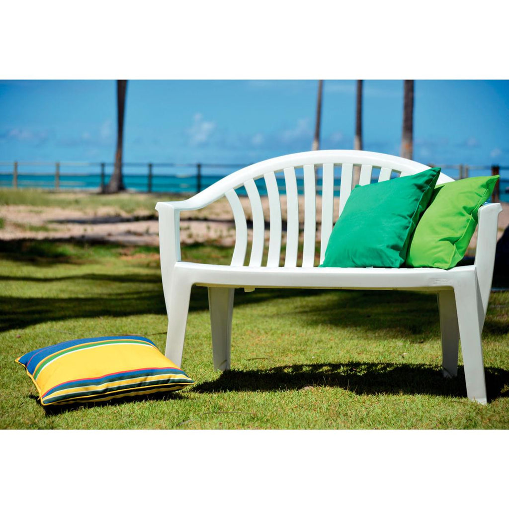 Banco Tramontina Leme 114 cm em Polipropileno Branco