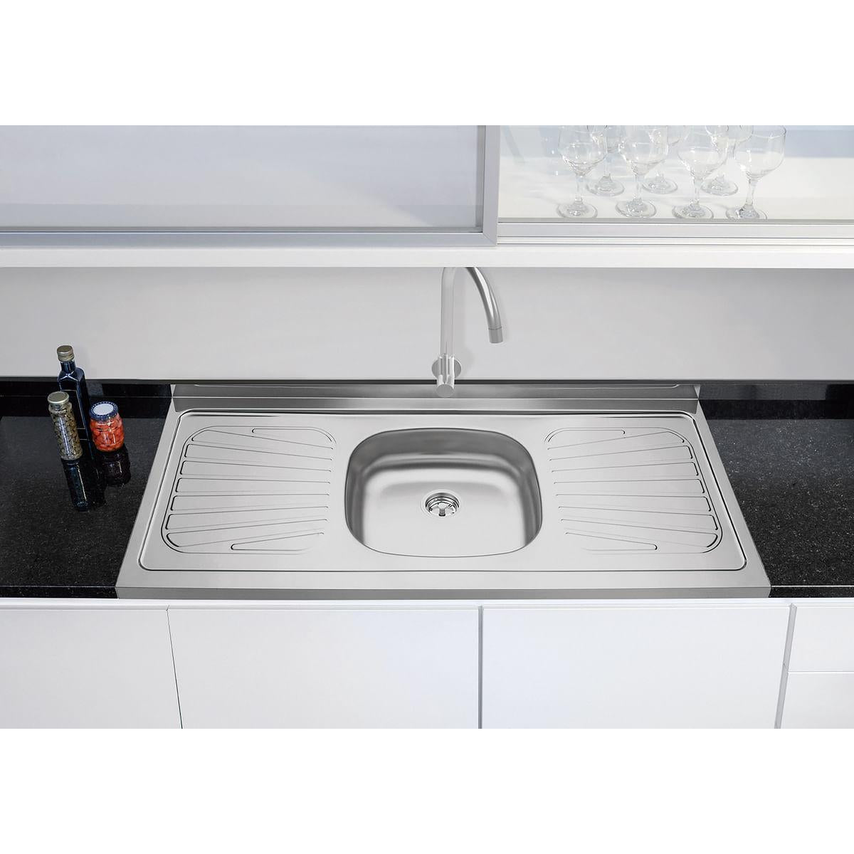 Pia de Apoio Tramontina New Raggi 40 em Aço Inox 120 x 52 cm