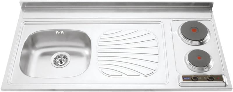 Pia Fogão Elétrico Inox 1200x600mm CUBA A ESQUERDA Tramontina 93721903