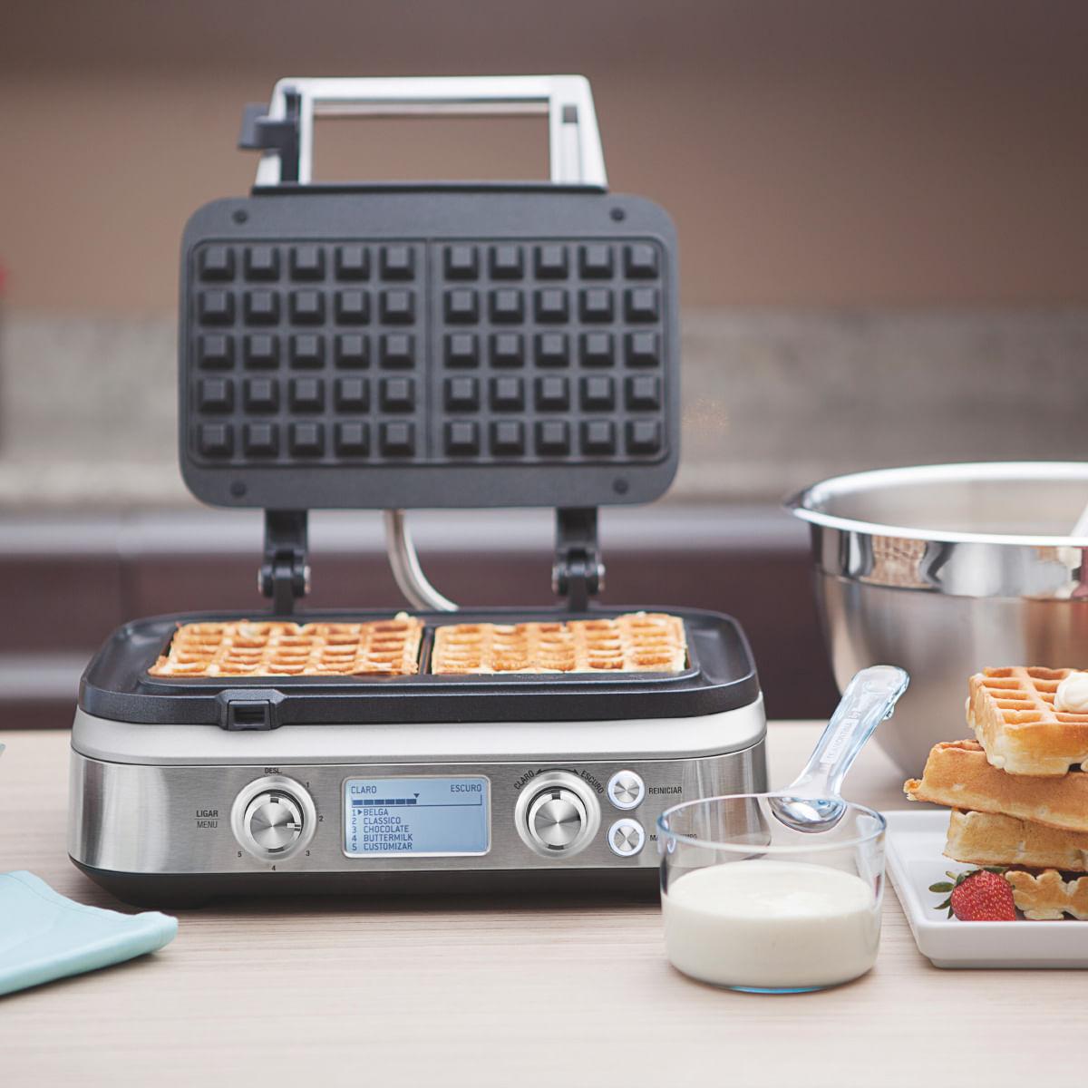 Máquina de Waffle Tramontina by Breville em Aço Inox Fosco 12 Funções 127 V