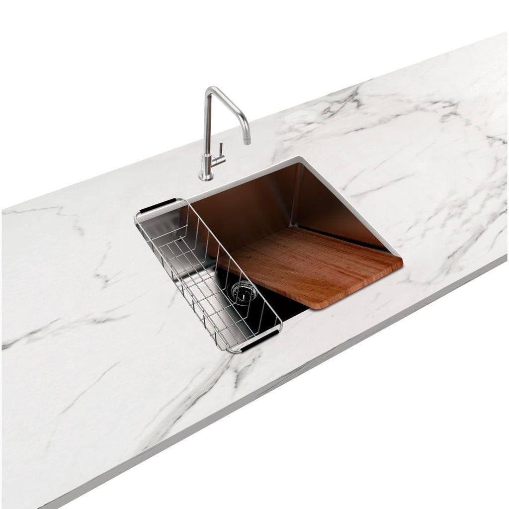 Tanque de Embutir Tramontina Jumbo 91 Litros em Aço Inox 60 x 50 cm