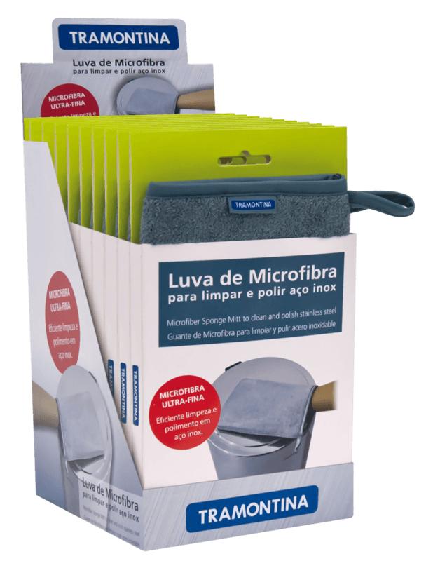 Luva de Microfibra para Limpar e Polir Aço Inox Tramontina 94537004