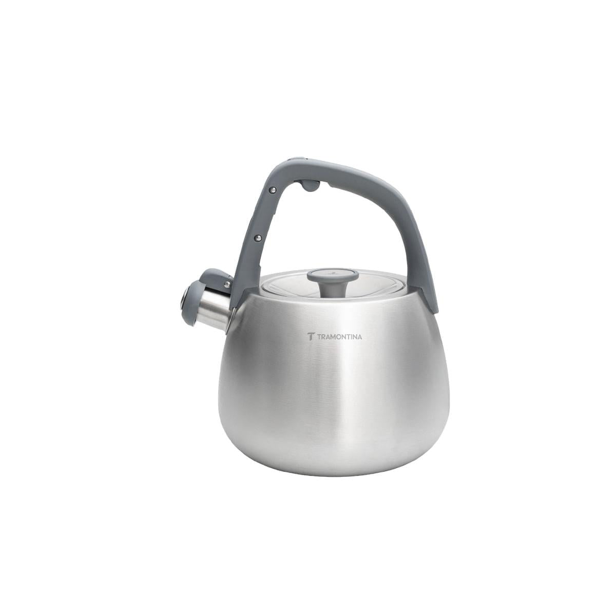 Chaleira com Apito Indução Tramontina 2,5L em Aço Inox