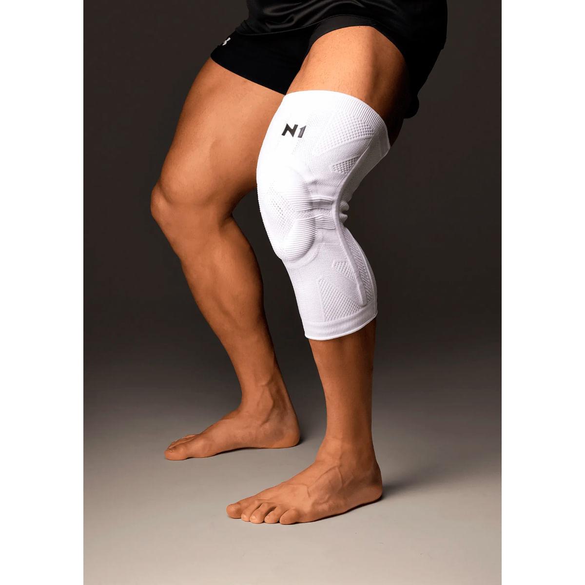Joelheira PRO Knit 3D N1 Sport Branco Tamanho M