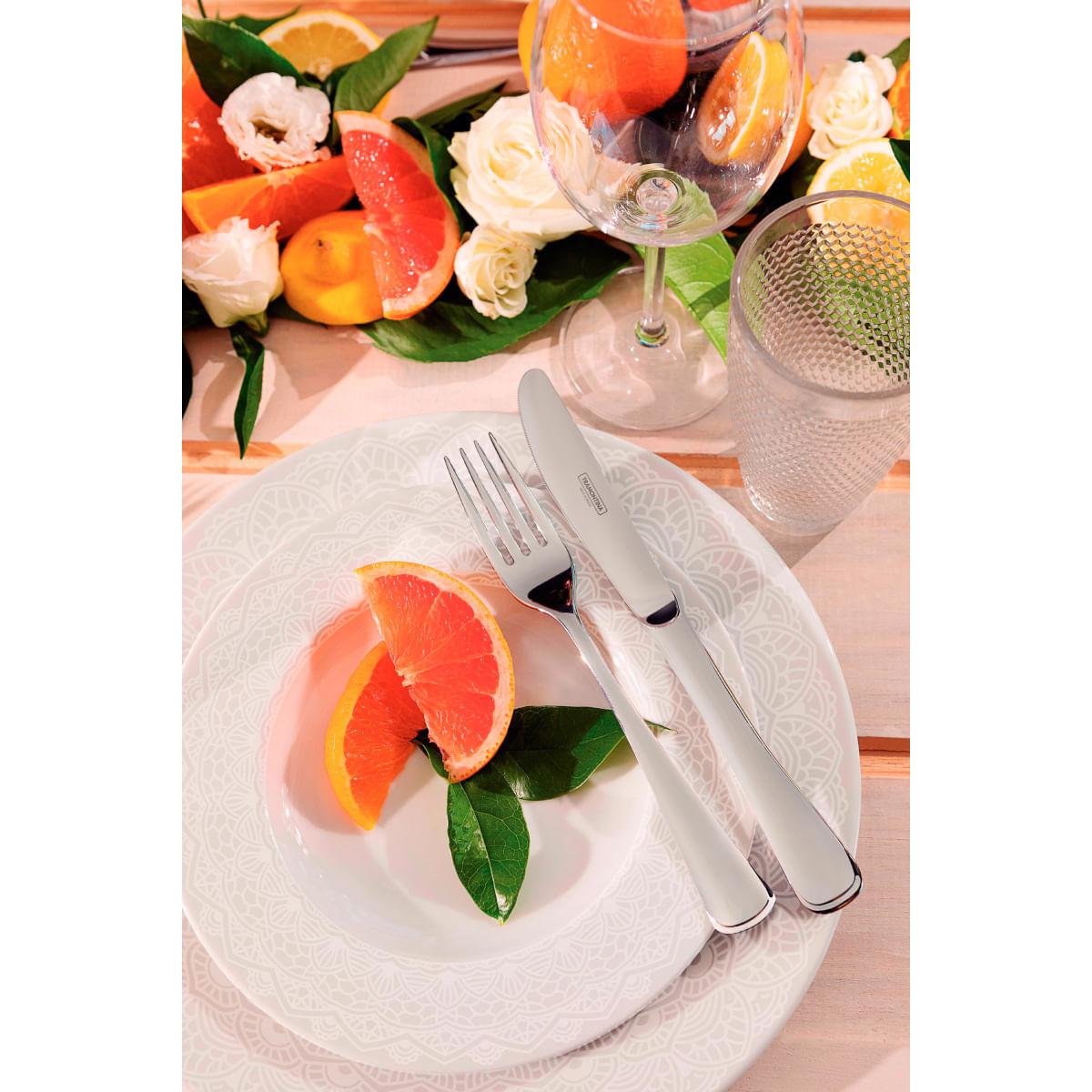 Aparelho de Jantar Tramontina Alicia em Porcelana Decorada 20 Peças