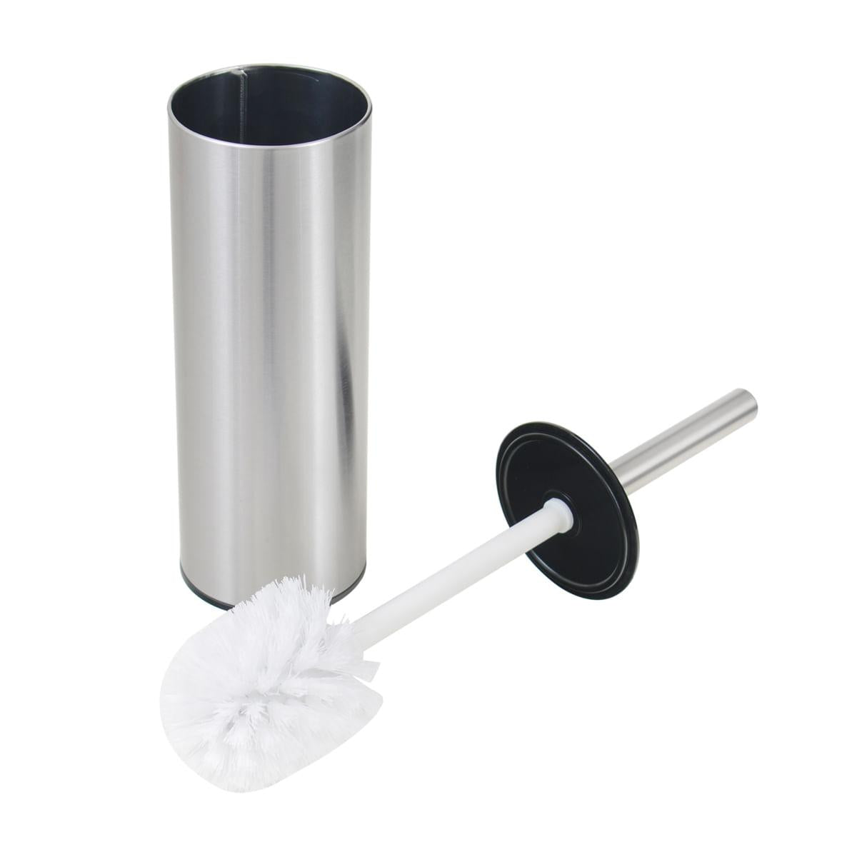 Escova para Banheiro Tramontina em Aço Inox com Acabamento Scotch Brite