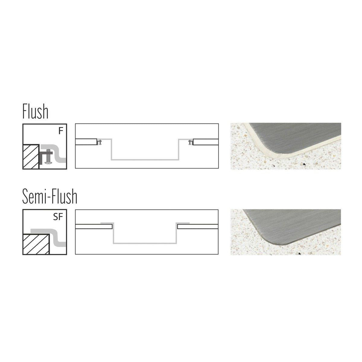 Cuba Tramontina Quadrum Auxiliar 34 em Aço Inox com Acabamento Scotch Brite 34 x 30 cm