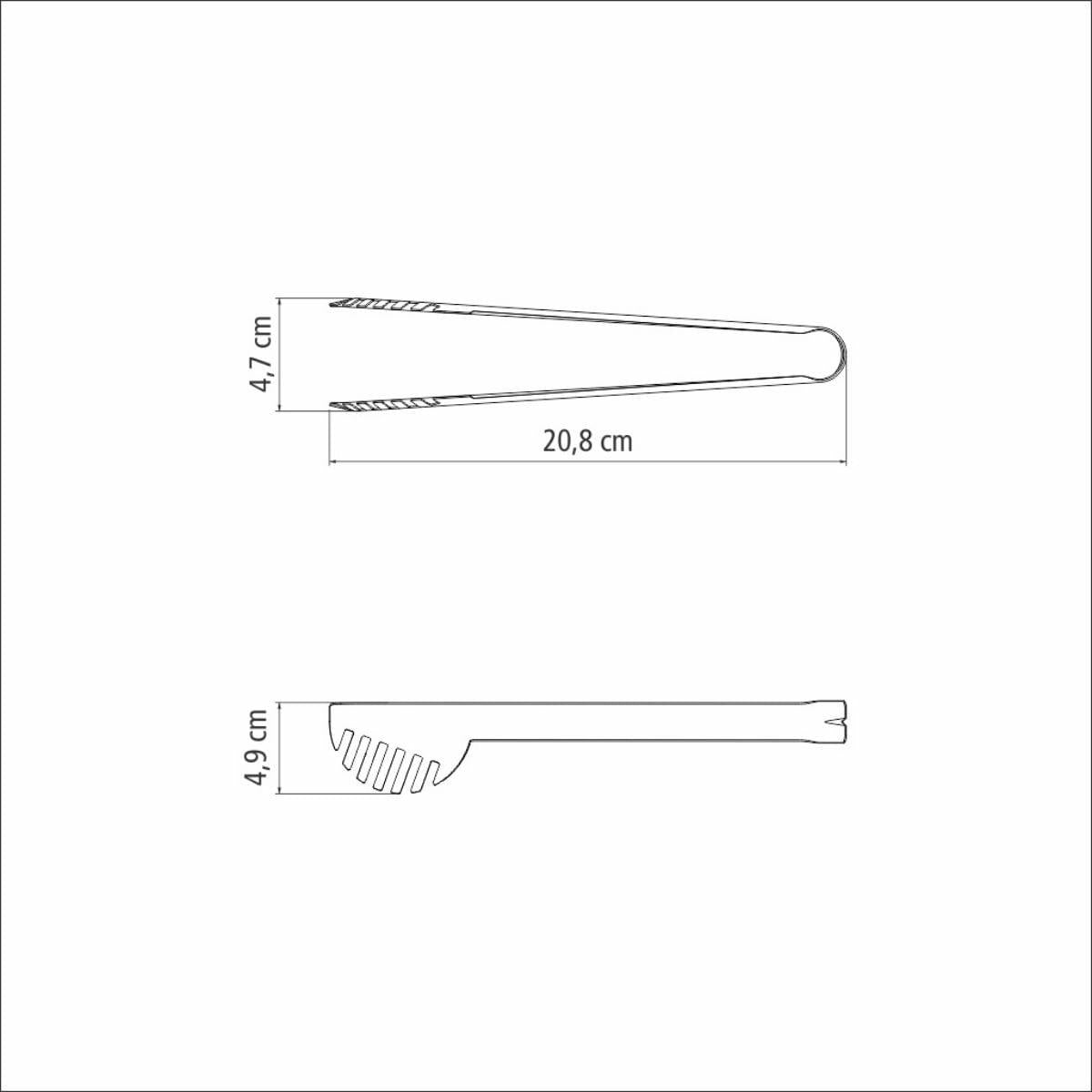 Pegador de Massa Tramontina Utility em Aço Inox 20,8 cm