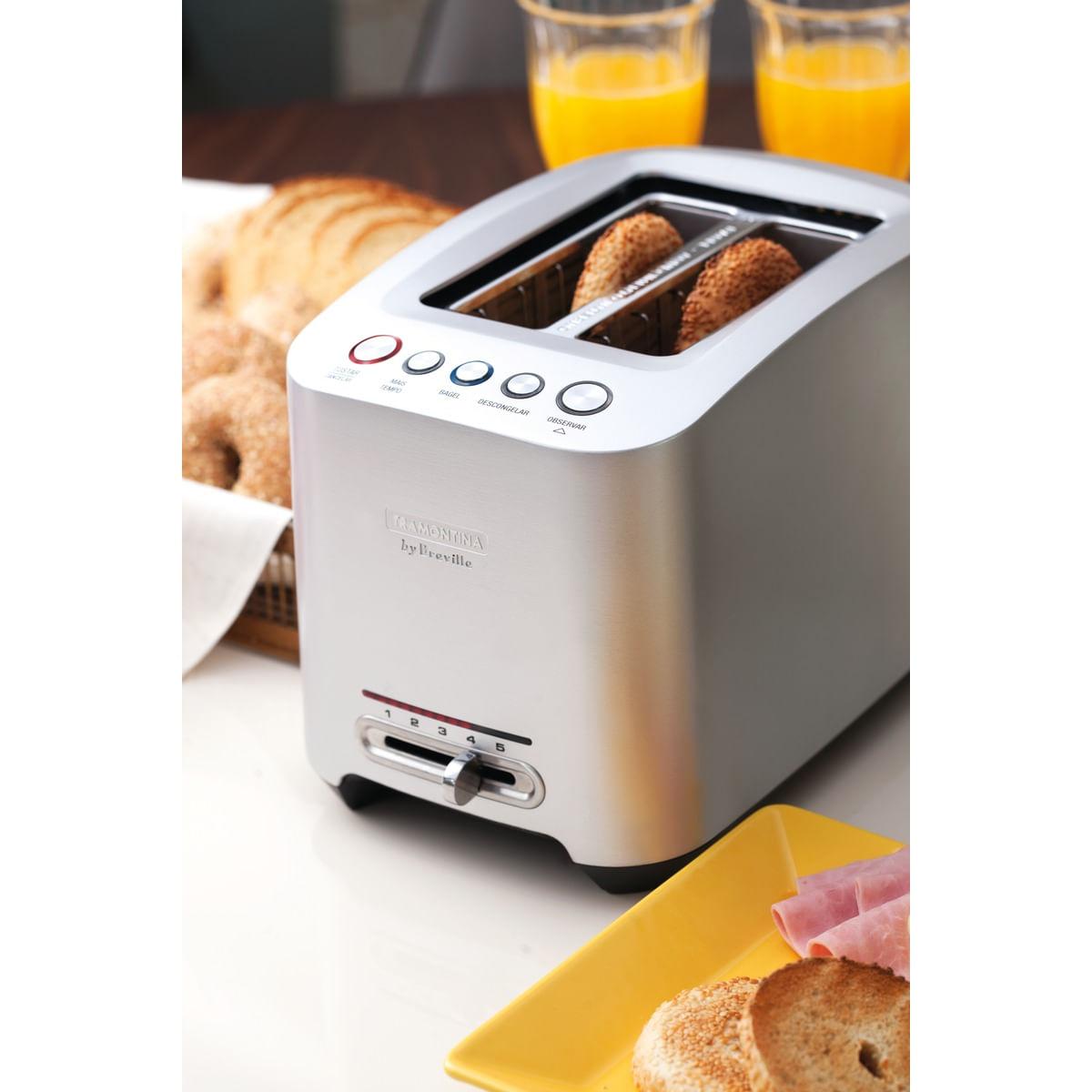 Torradeira Tramontina by Breville Smart em Alumínio Fundido 127 V