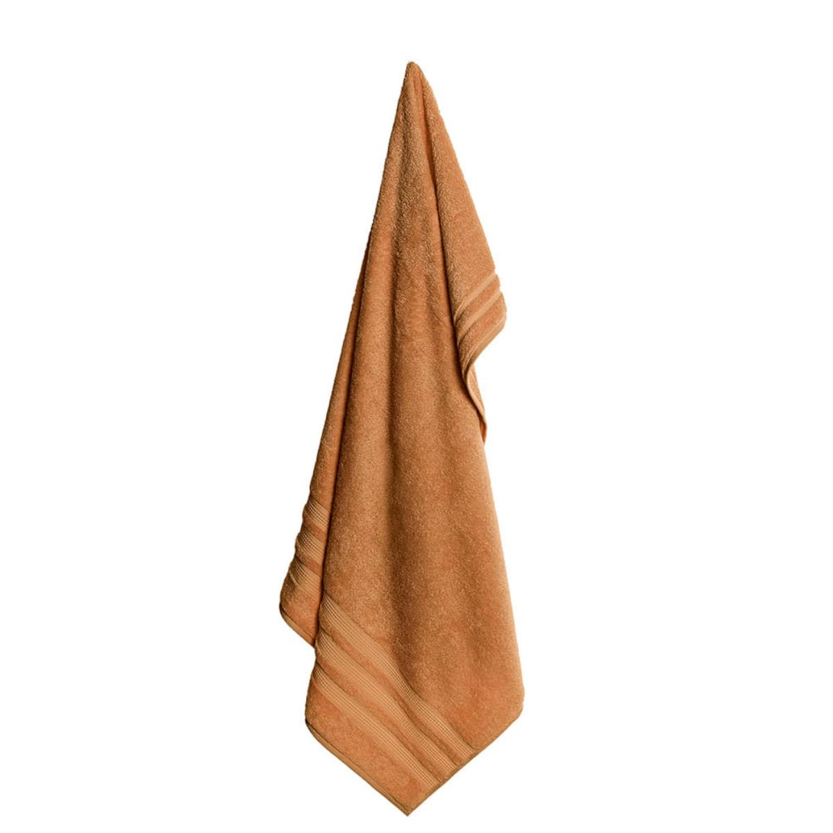 Toalha de Banho Karsten Fio Penteado Suprema avelã 70x140 cm