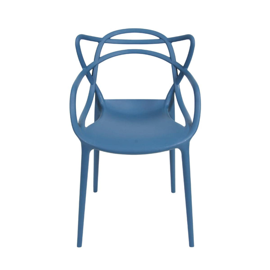 Cadeira Solna Azul em Polipropileno Or Design