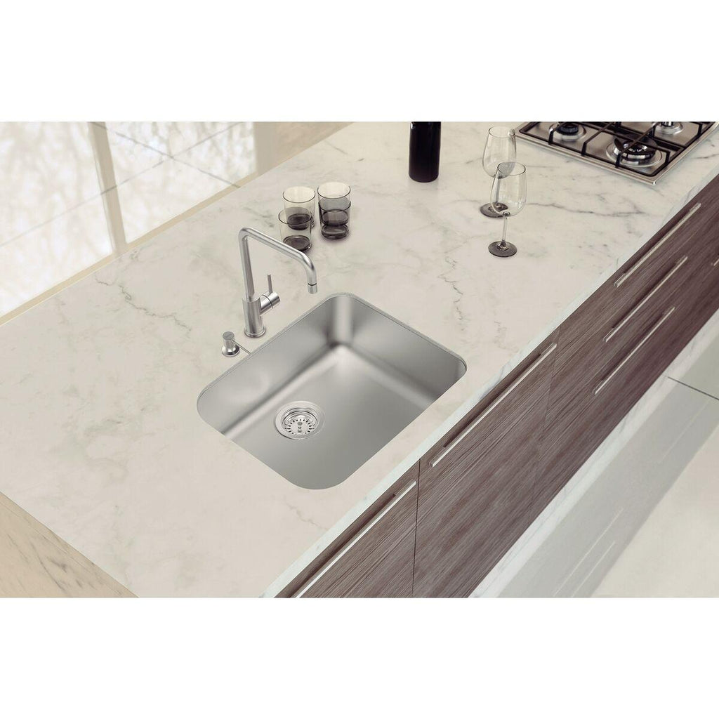 Cuba de Embutir Tramontina 50 x 40 cm Dora 50 BL em Aço Inox Acetinado com Válvula