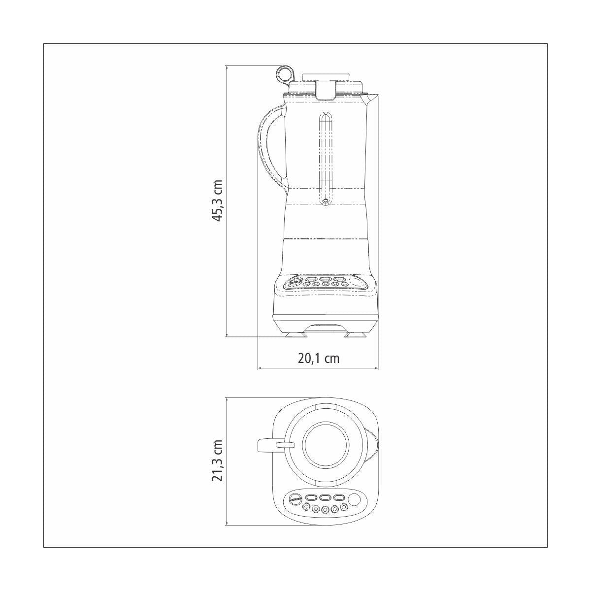 Liquidificador Tramontina by Breville Smart Gourmet com Copo Tritan 1100 W 1,5 L