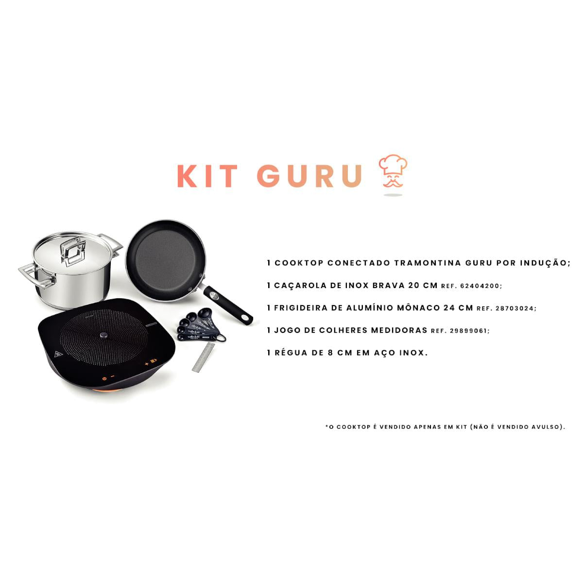 Cooktop Portátil Conectado Tramontina Guru por Indução