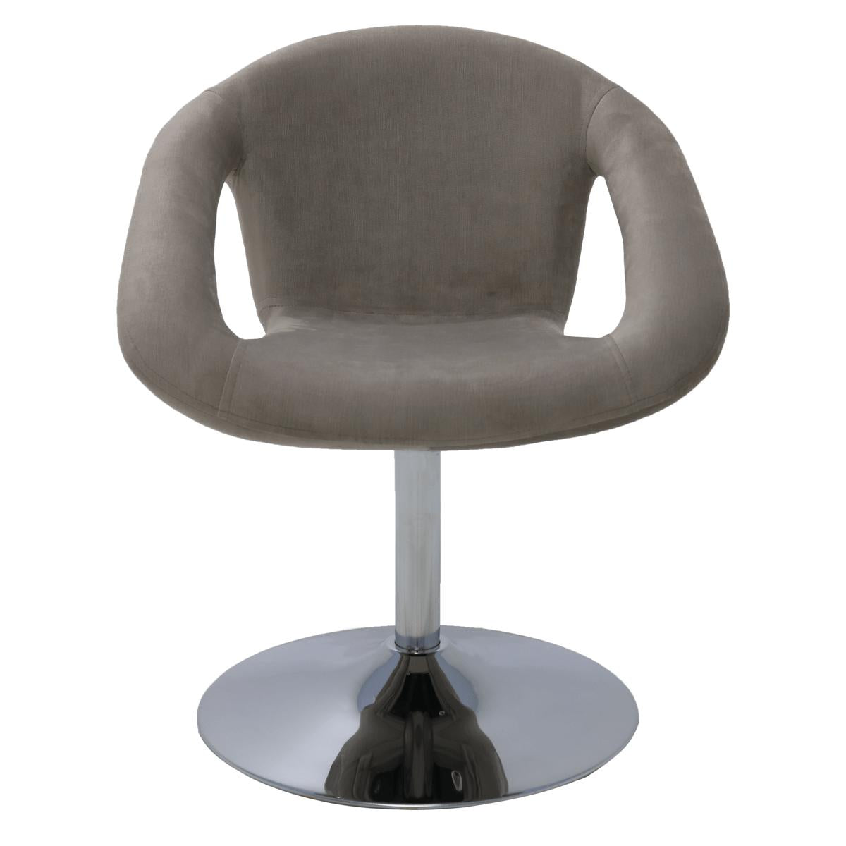 Cadeira Tramontina Delice Estofada Cinza em Polietileno com Base Central 92706211