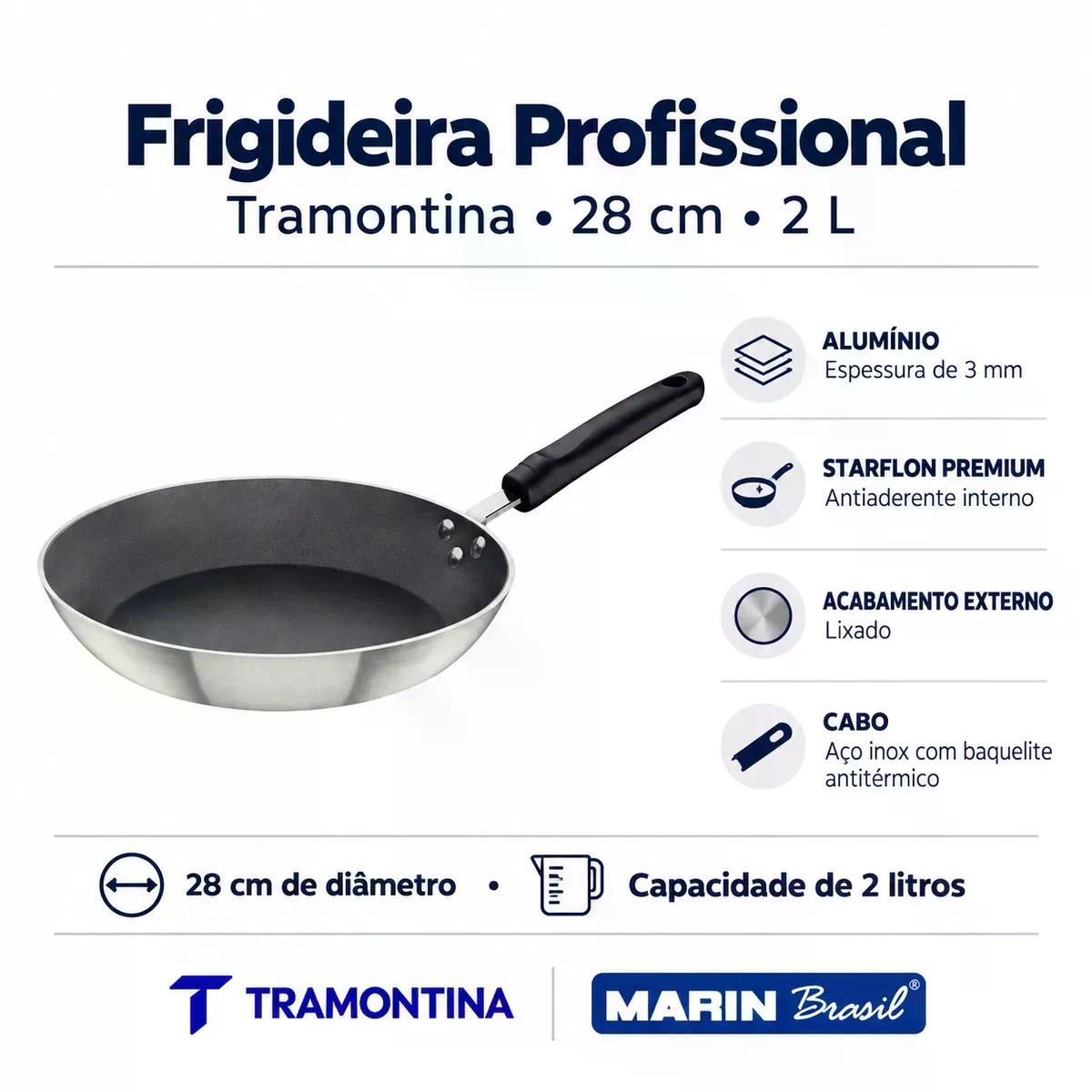 Frigideira Tramontina Profissional Starflon Premium 28 cm 2 L