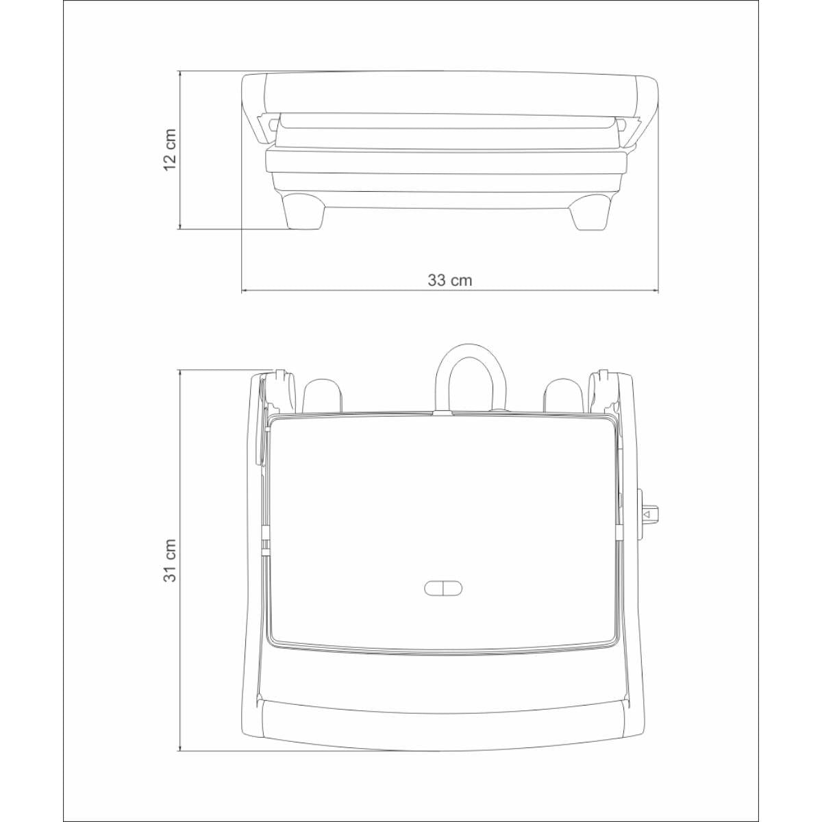 Sanduicheira Tramontina by Breville Express em Aço Inox Fosco 127 V