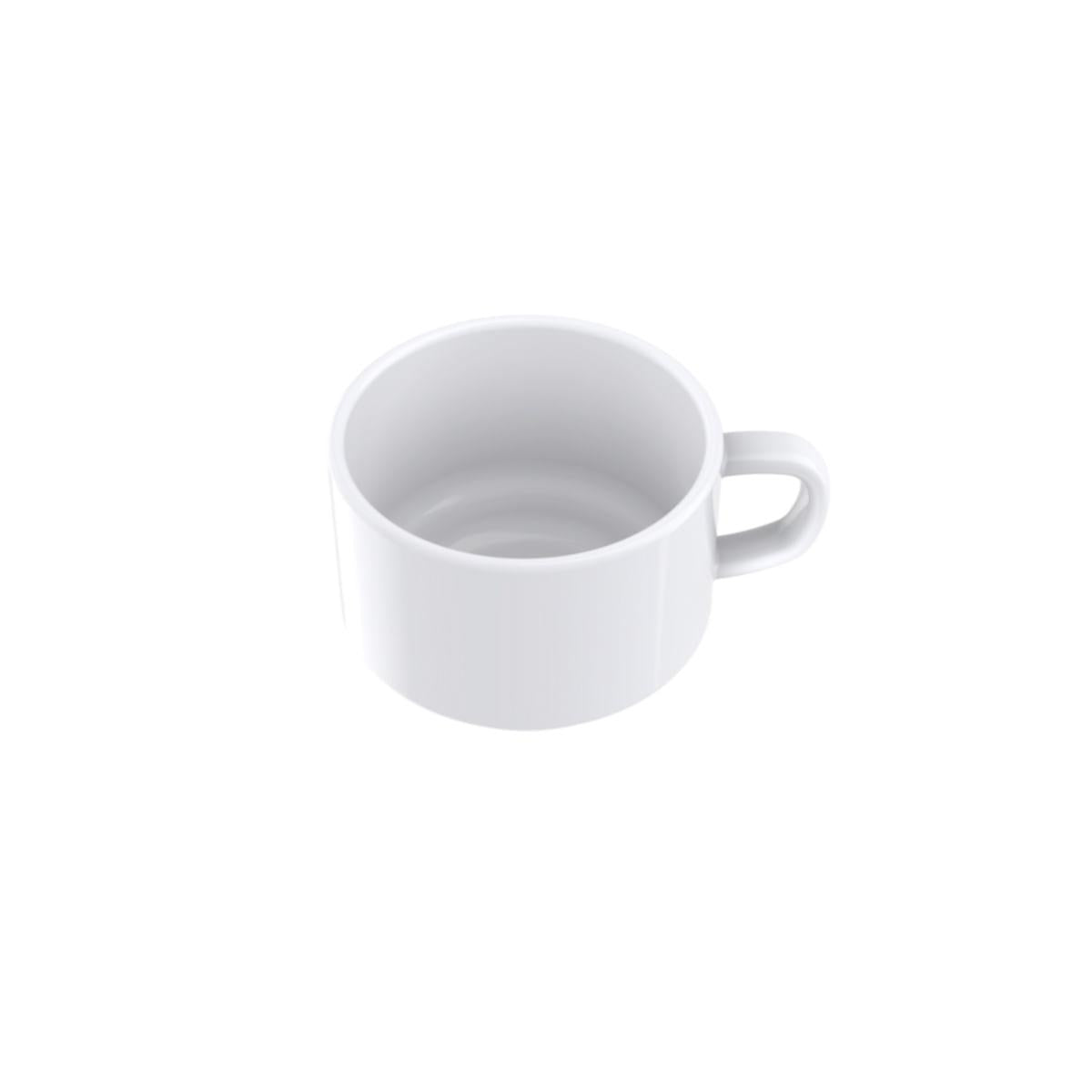 Xícara Chá Tramontina Paola HS em Porcelana 240 ml