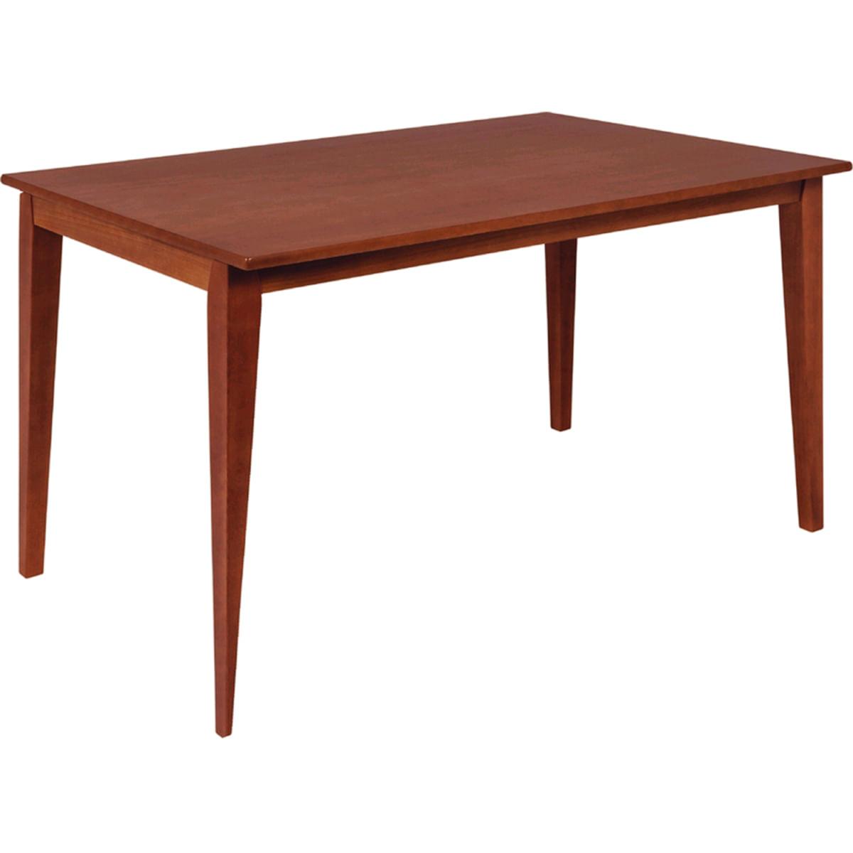 Mesa de Madeira Tramontina London Retangular 136 cm em Tauarí Amêndoa