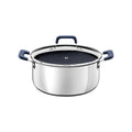 Caçarola Tramontina Romagna Aço Inox Cerâmico Black Stone 20 cm 3,2 L