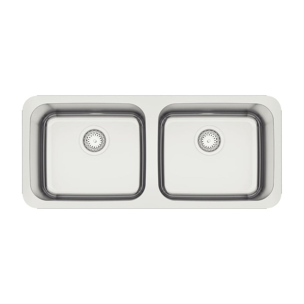Cuba de Embutir Tramontina Dora Duo 2C 40 BL em Aço Inox Acetinado 89x39 cm