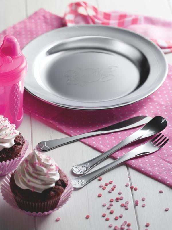 Conjunto Infantil Aço Inox 6 peças LE PETIT Menina Tramontina 64250645