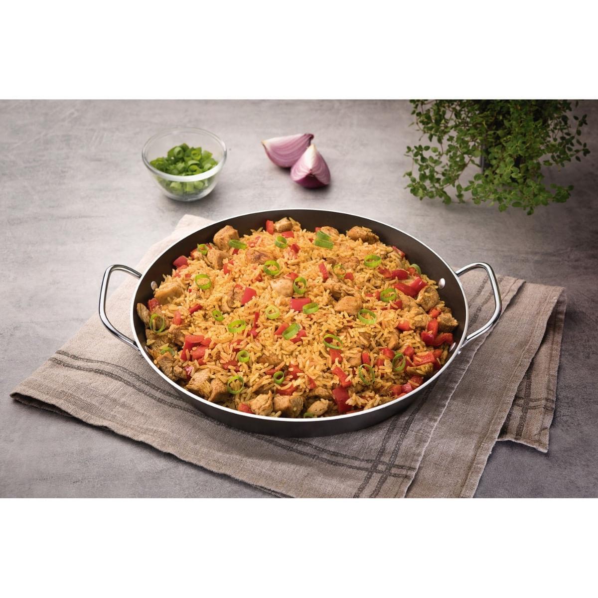 Paellera Tramontina Loreto 30cm 2,5L Alças Metálicas Antiaderente Grafite
