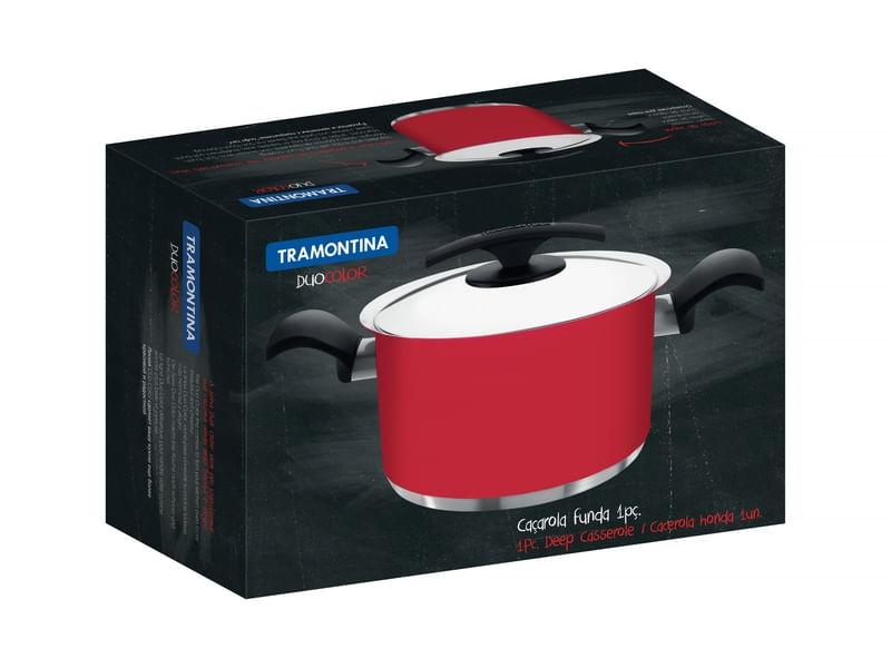 Caçarola Funda Inox 20cm Duo Color Tramontina 62384206