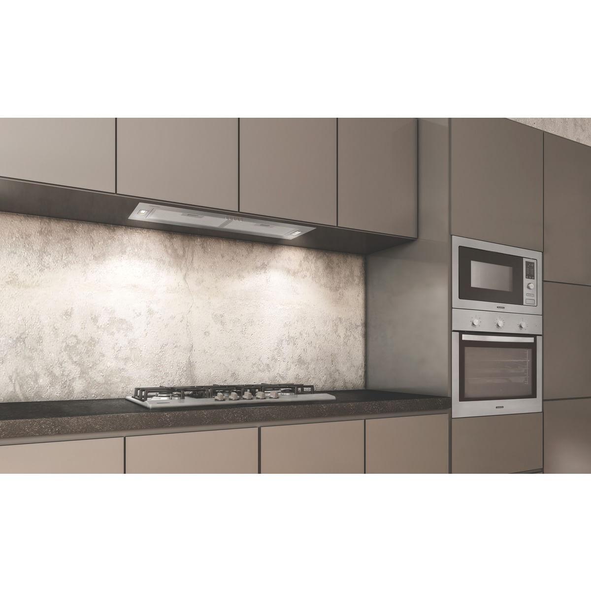 Coifa de Embutir Tramontina Incasso Retangular em Aço Inox 75 cm 127 V