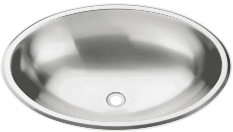 Cuba de Encaixe Oval Inox Acetinado 40x27,5cm Tramontina 94115107