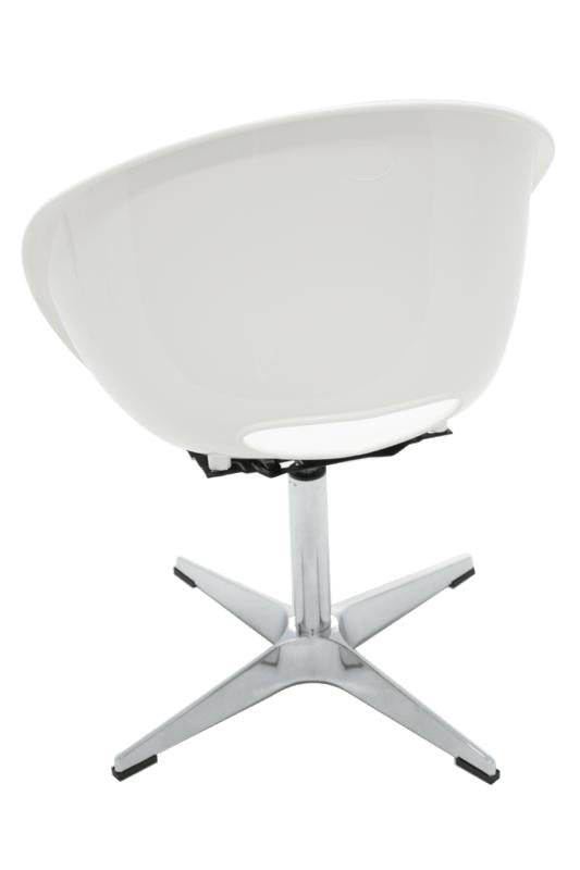 Cadeira Elena branca base X Tramontina