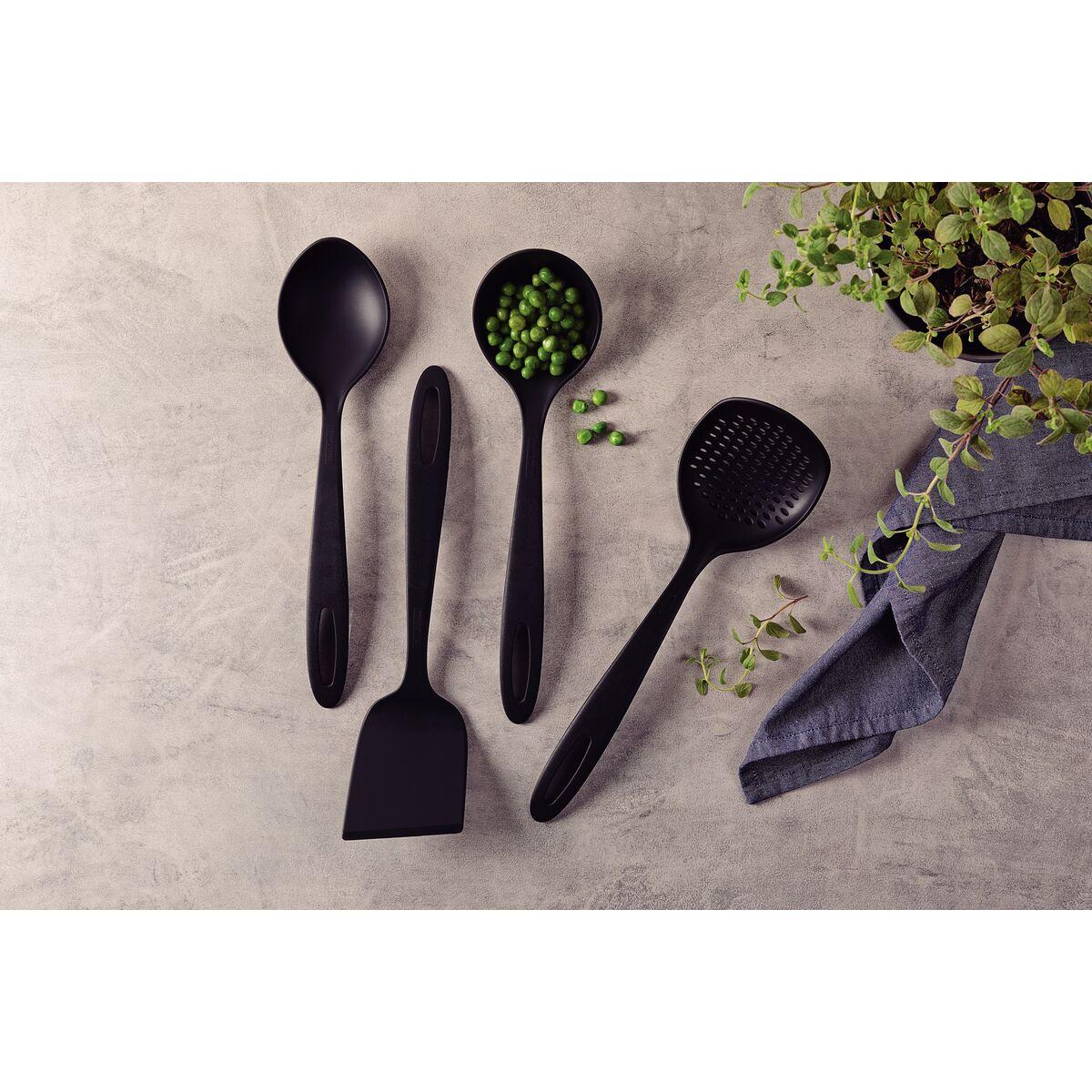 Jogo de Utensílios Tramontina Ability em Nylon Preto 4 Peças