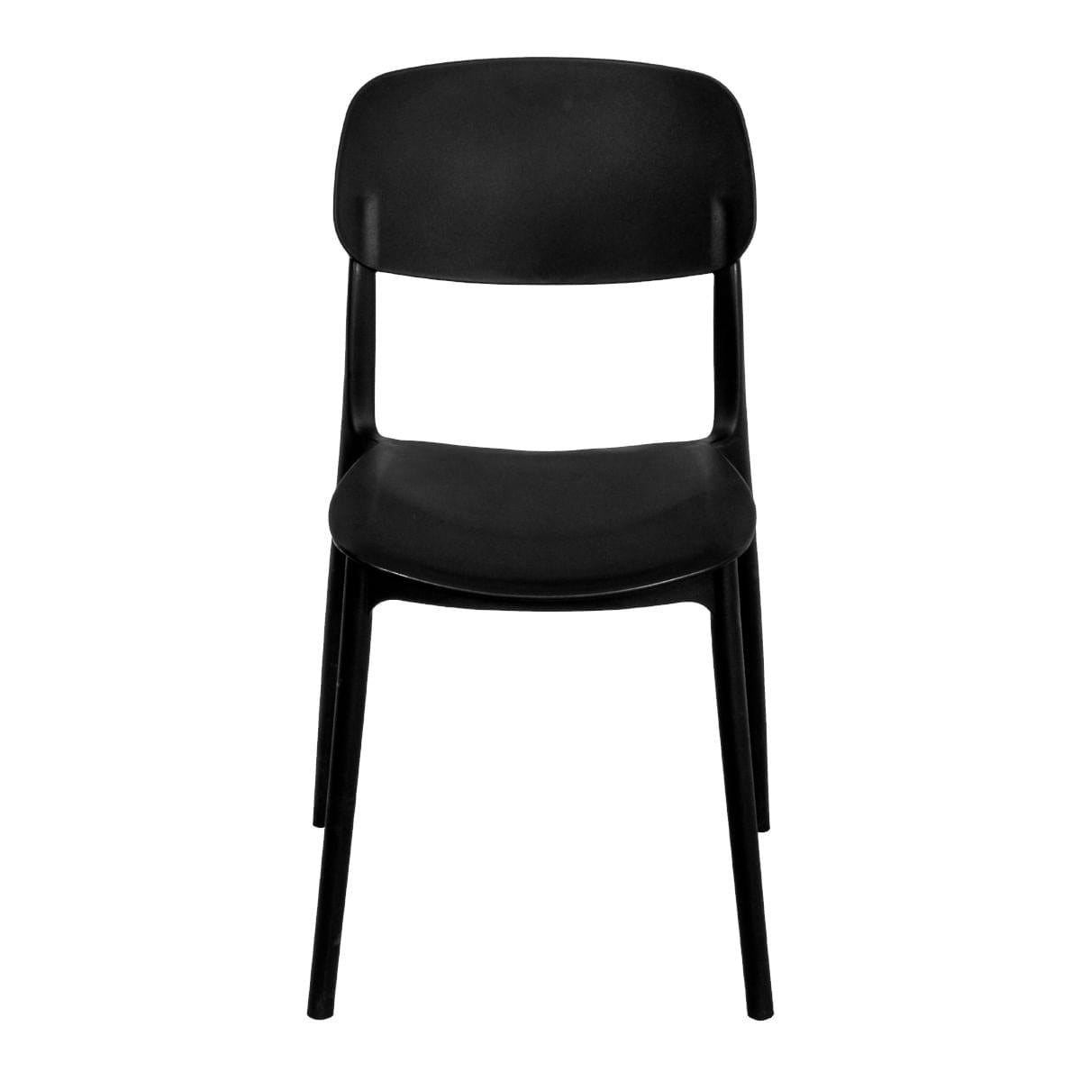 Cadeira Esla Preta em Polipropileno Or Design