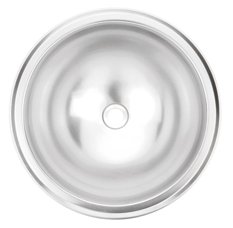 Cuba de Encaixe Redonda Inox Acetinado 34x14cm Tramontina 94105107