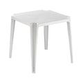 Mesa Plástica Empilhável Bar Branca 70x70x71 cm Pisani